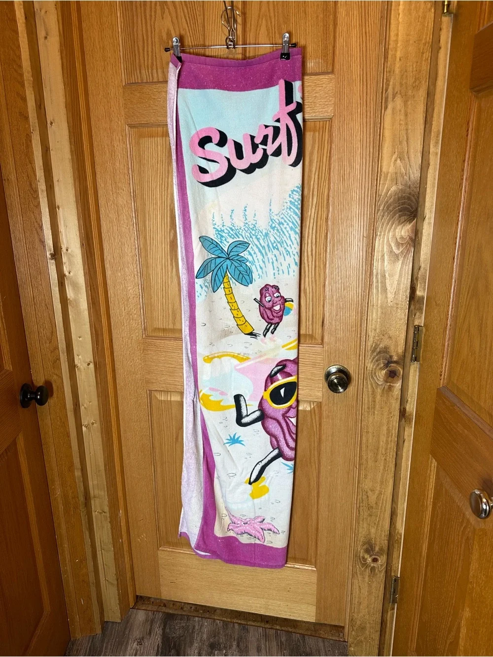 Vintage 1987 California Raisins Surfs Up! Cotton Beach Towel Rare